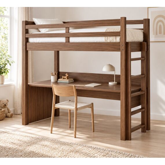 Vela Loft Bed + Desk — design preview