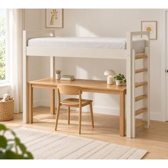 Nisa Loft Bed + Desk — design preview