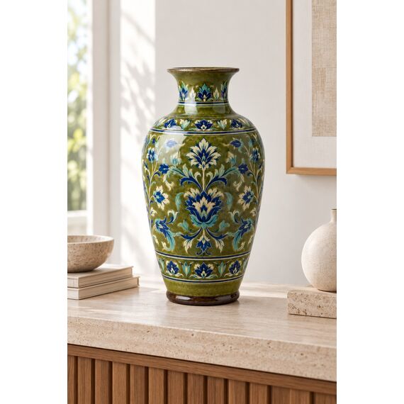 Naya Multani Blue Pottery Vase — design preview