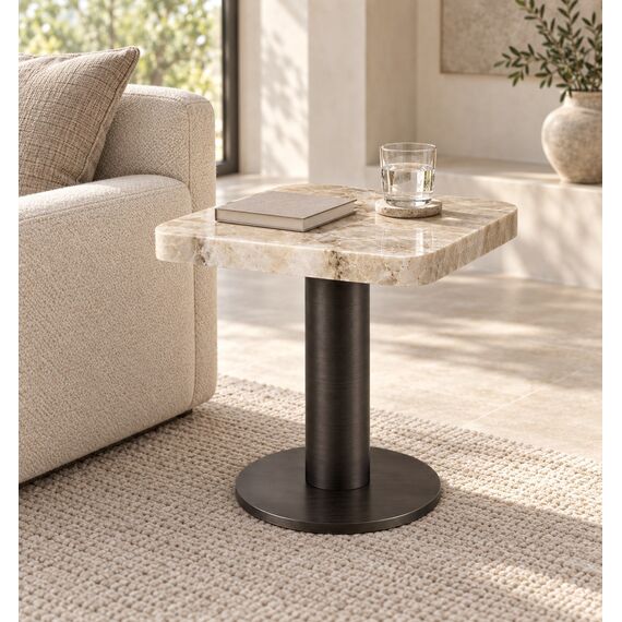 Silo Marble Onyx Side Table — design preview