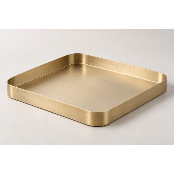 Mira Brass Decorative Tray — design preview