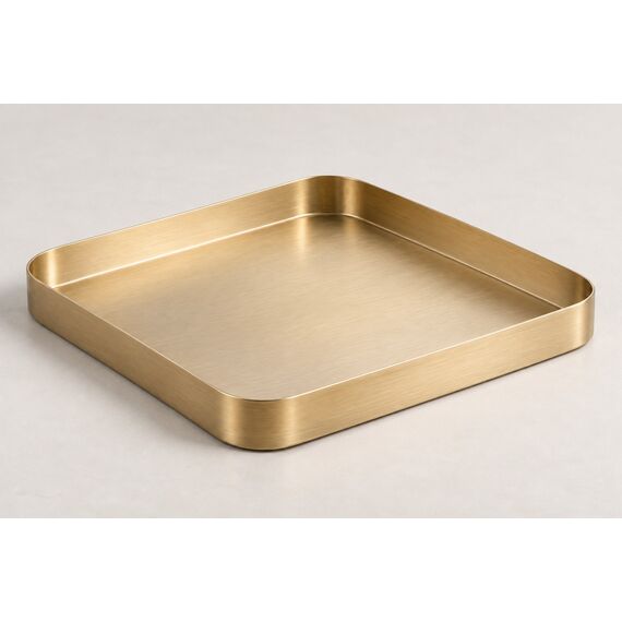 Mira Brass Decorative Tray — design preview