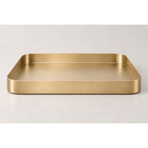 Mira Brass Decorative Tray — design preview