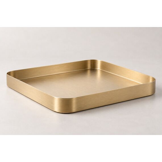 Mira Brass Decorative Tray — design preview