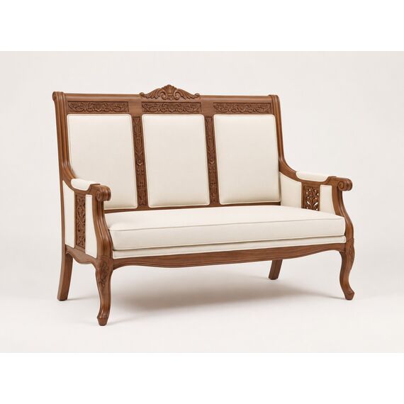 Ruhan Chinioti Carved Settee — design preview