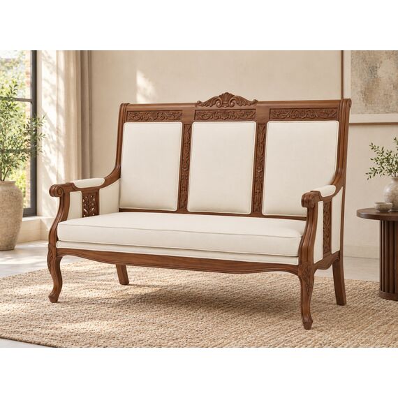 Ruhan Chinioti Carved Settee — design preview
