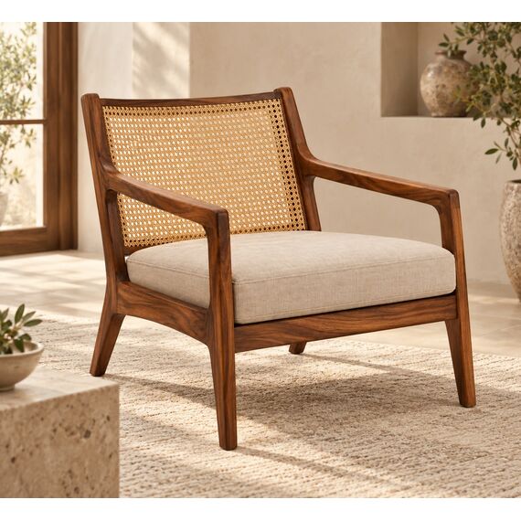 Mehrab Sheesham Lounge Chair — design preview