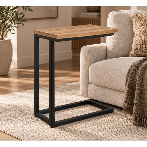 Solis C-Shape Sofa Table — design preview