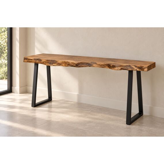 Tamarind Live-Edge Console — design preview