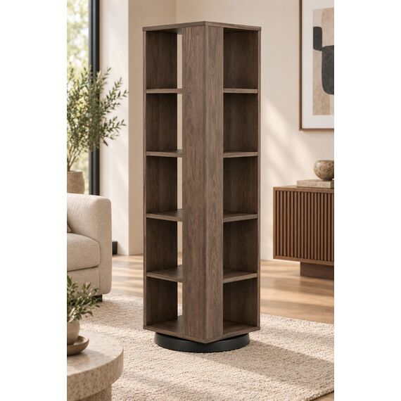 Mirae Rotating Bookcase Tower — design preview