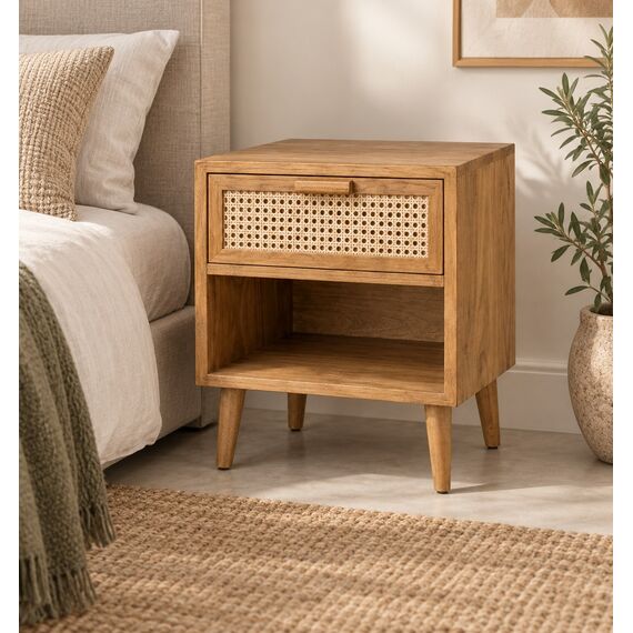 Ayla Cane-Front Nightstand — design preview