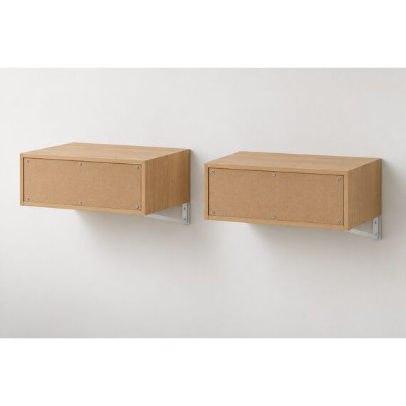 Rumi Floating Bedside Shelf Pair — design preview
