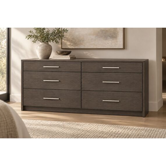 Nacre Six-Drawer Dresser — design preview