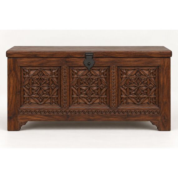 Noor Carved Dowry Chest — design preview