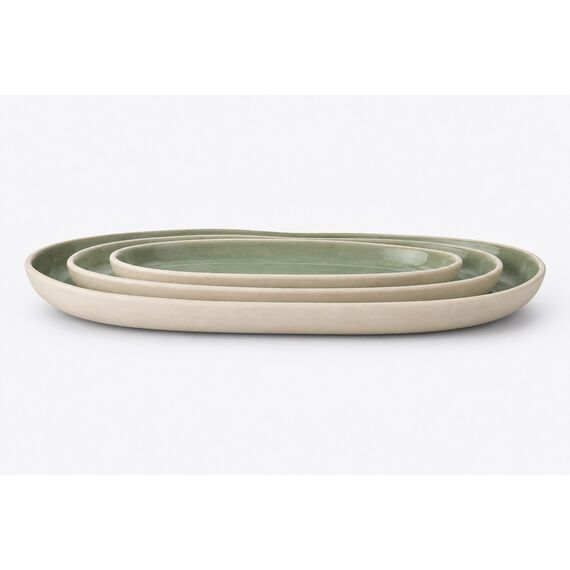 Lago Ceramic Serving Platter Set — design preview
