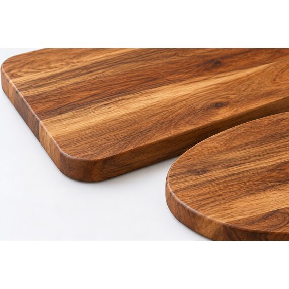 Barka Acacia Serving Board Pair — design preview
