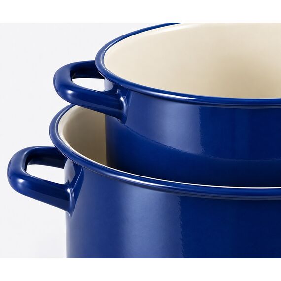 Raqs Enamel Stockpot Duo — design preview