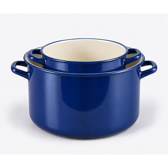 Raqs Enamel Stockpot Duo — design preview
