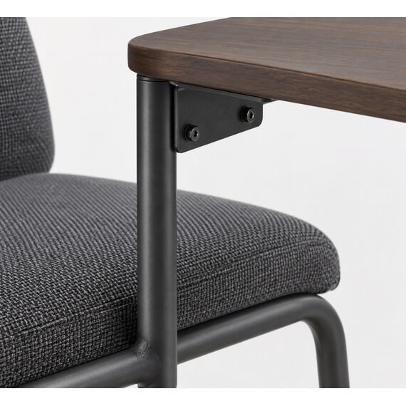 Milo Foldable Conference Chair with Tablet Arm — design preview