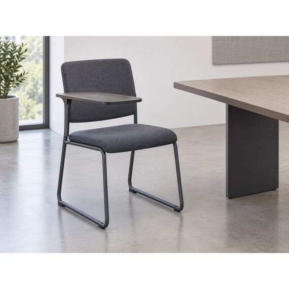 Milo Foldable Conference Chair with Tablet Arm — design preview