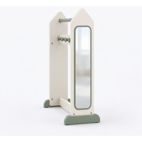 Nuri Kids Dress-Up Rail with Mirror — design preview