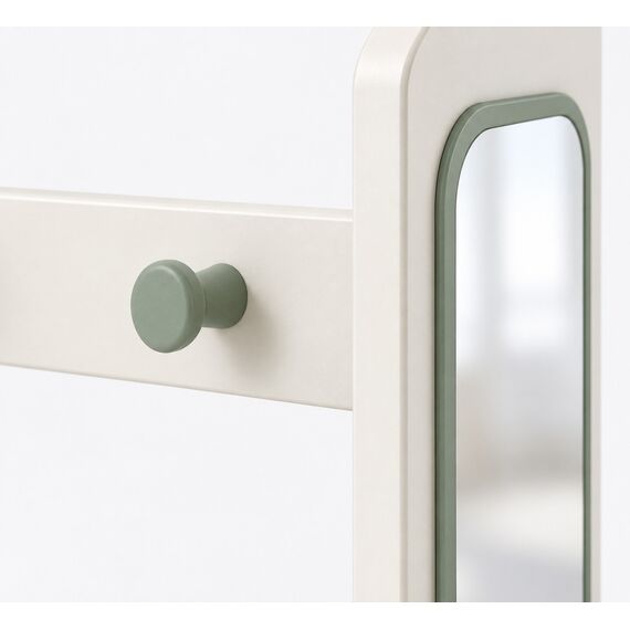 Nuri Kids Dress-Up Rail with Mirror — design preview