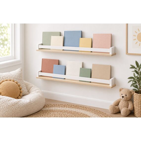 Rumi Kids Book Display Ledge Set — design preview