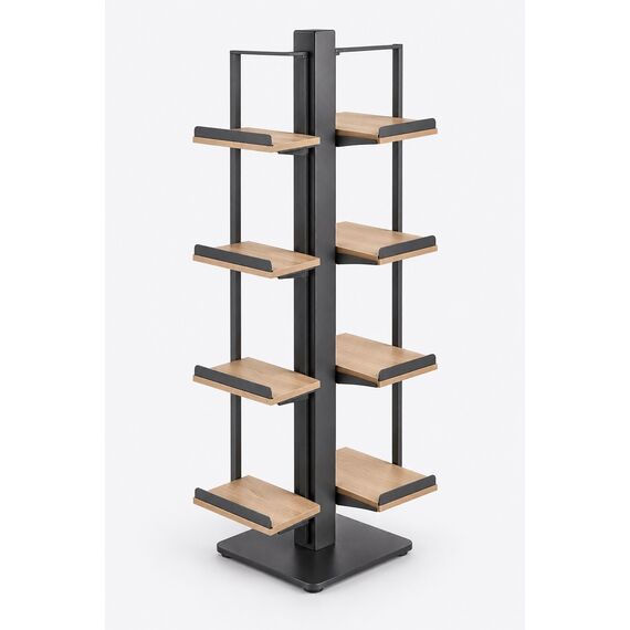 Riva Two-Sided Rotating Shoe Rack — design preview