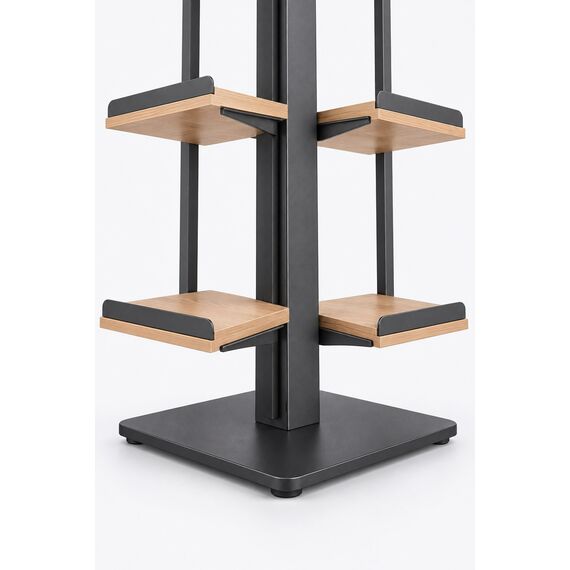 Riva Two-Sided Rotating Shoe Rack — design preview