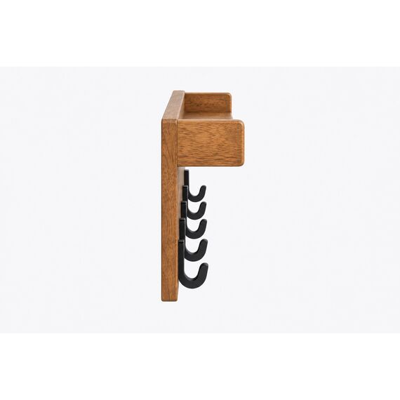 Cedar Wall Entry Rail with Parcel Ledge — design preview