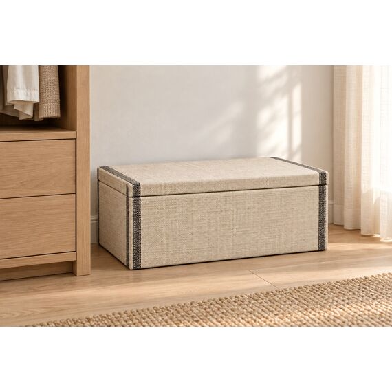 Loom Divided-Lid Storage Trunk — design preview