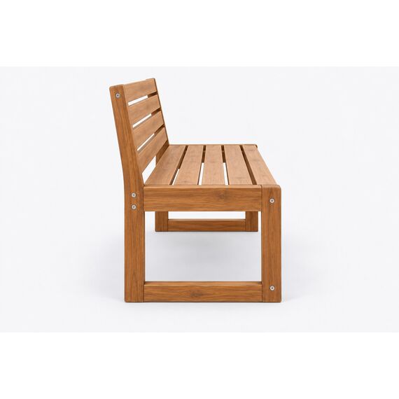 Sahil Teak-Style Garden Bench — design preview