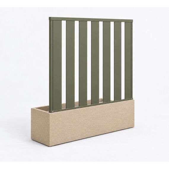 Nadi Balcony Privacy Screen Planter — design preview