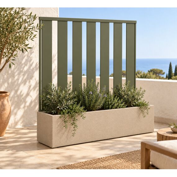 Nadi Balcony Privacy Screen Planter — design preview