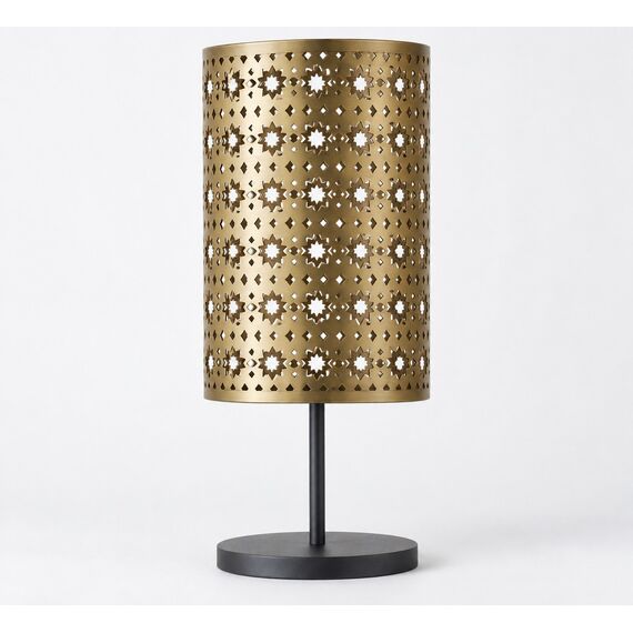 Mehrab Pierced Metal Table Lamp — design preview