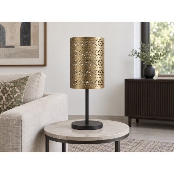 Mehrab Pierced Metal Table Lamp — design preview