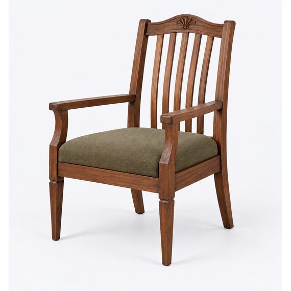 Mehrab Slatted Reading Armchair — design preview