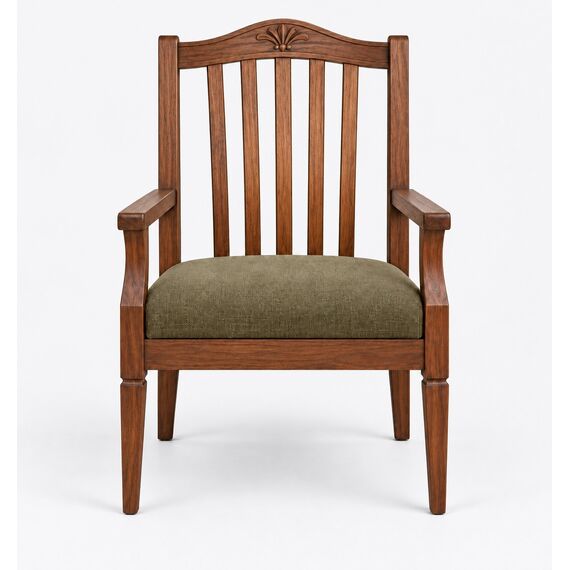 Mehrab Slatted Reading Armchair — design preview
