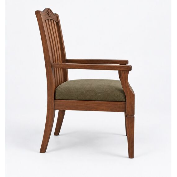 Mehrab Slatted Reading Armchair — design preview