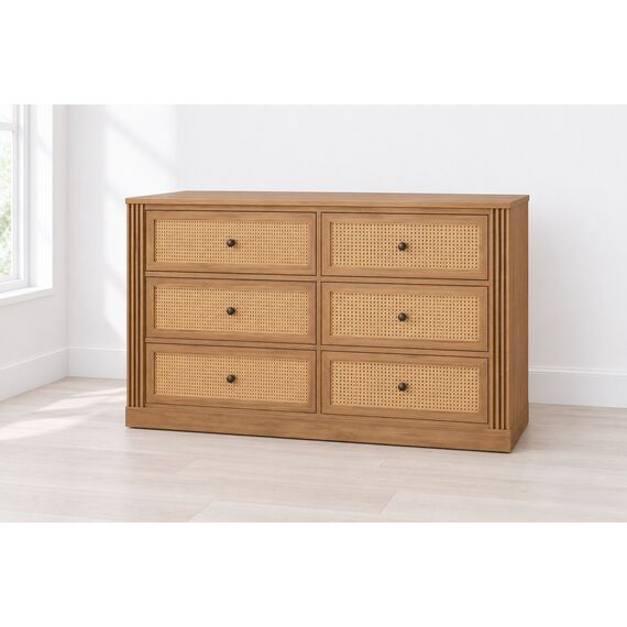 Gulzar Cane-Front Dresser — design preview