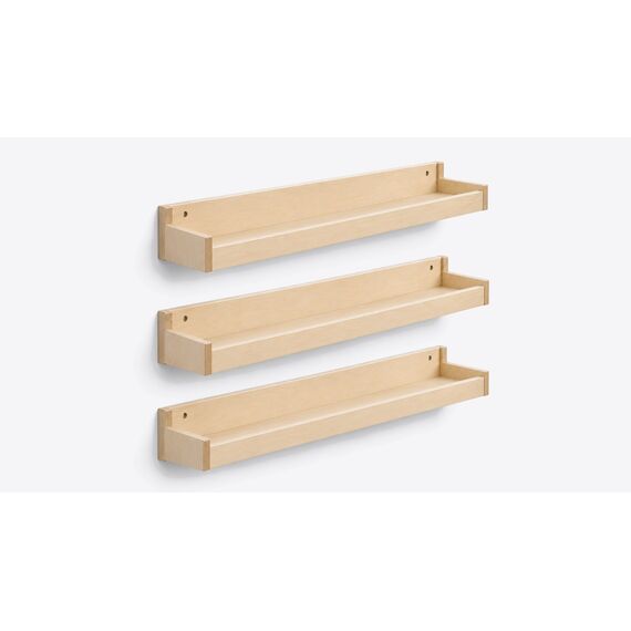 Kitaab Front-Facing Book Ledge Set — design preview