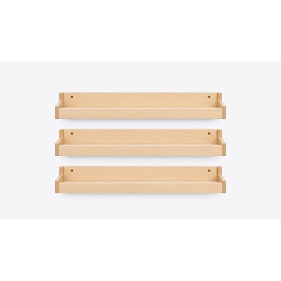Kitaab Front-Facing Book Ledge Set — design preview