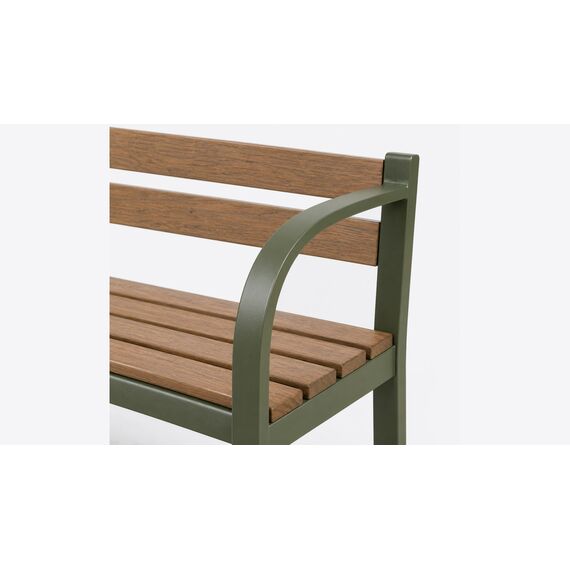 Kikar Twin-Rail Garden Bench — design preview