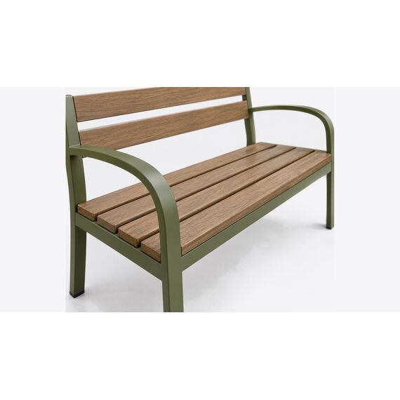 Kikar Twin-Rail Garden Bench — design preview