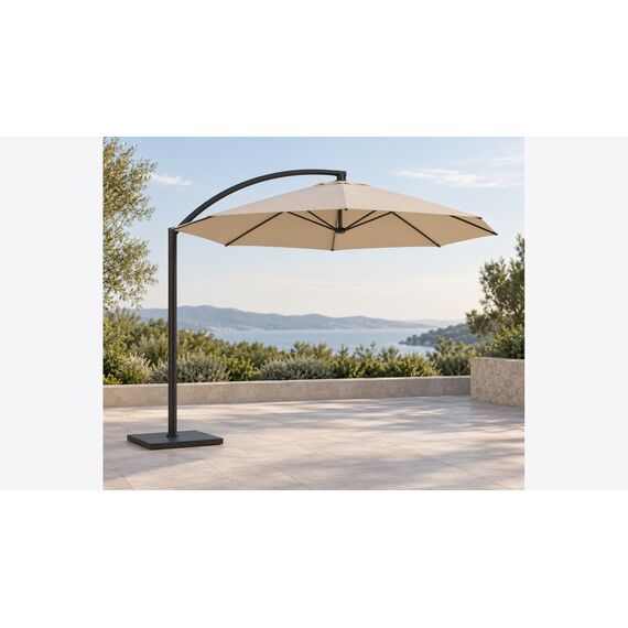 Aftab Offset Shade Parasol — design preview