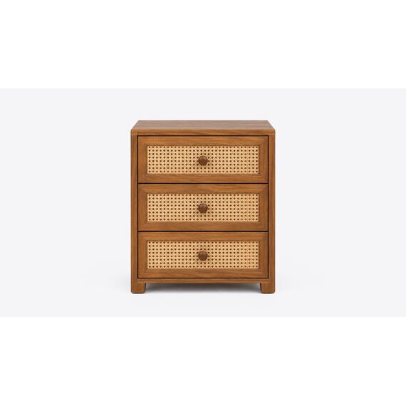 Sahaj Cane-Drawer Bedside Chest — design preview