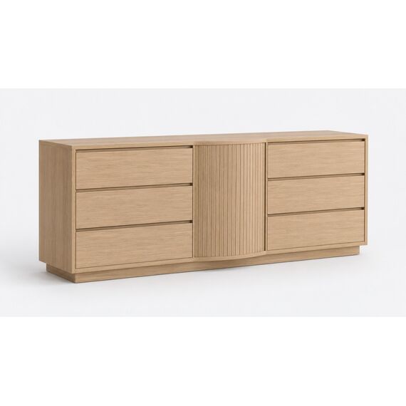 Nilofer Tambour Linen Dresser — design preview