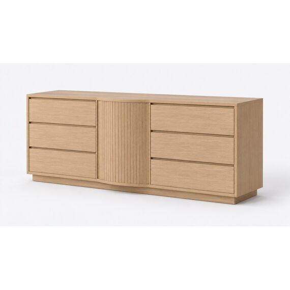 Nilofer Tambour Linen Dresser — design preview