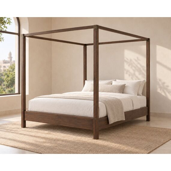 Raavi Canopy Platform Bed — design preview