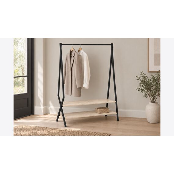 Nizam Fold-Flat Wardrobe Rail — design preview